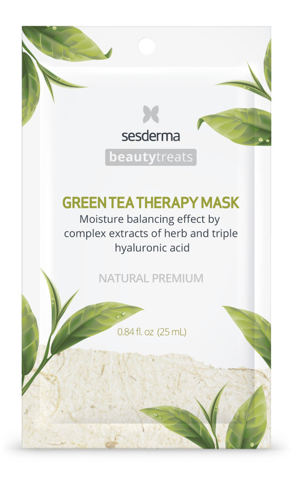 BEAUTYTREATS Green tea therapy mask - Маска увлажняющая для лица, Sesderma (Сесдерма)