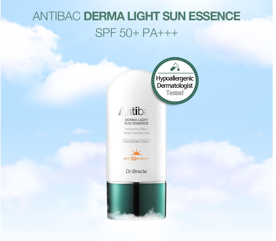 Antibac Derma Light Sun Gel SPF50 PA++ - Антибактериальный лёгкий солнцезащитный  крем SPF50+ (60ml), Dr.Oracle (Доктор Оракл)