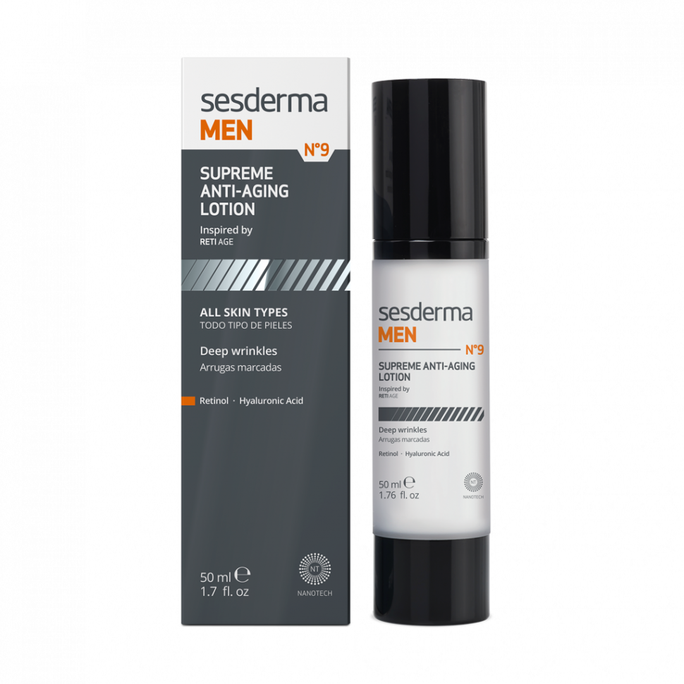 MEN Supreme anti-aging lotion- Лосьон антивозрастной для мужчин, 50 мл, Sesderma (Сесдерма)