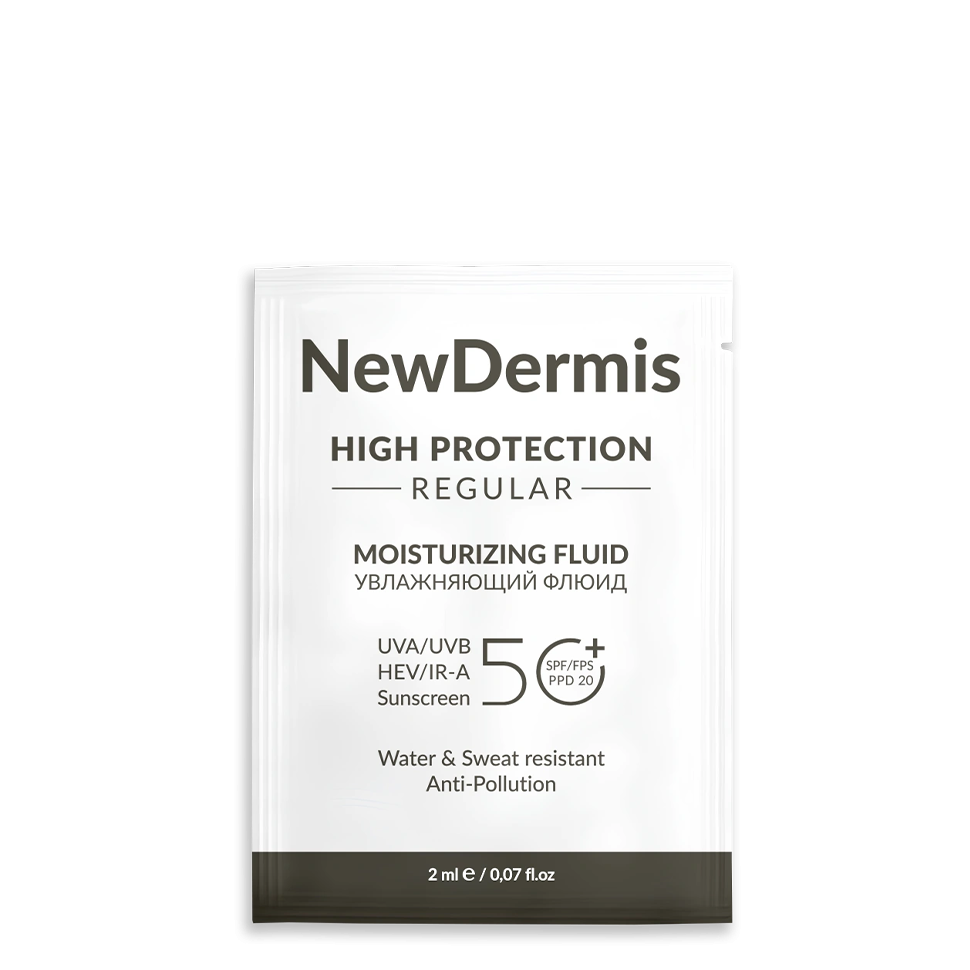 Саше NewDermis MOISTRUIZING FLUID Увлажняющий флюид SPF 50+ PPD 20, 2мл - 1 шт