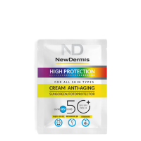Саше NewDermis CLASSIC Омолаживающий солнцезащитный крем SPF 50+ PPD 24, 4мл - 1шт
