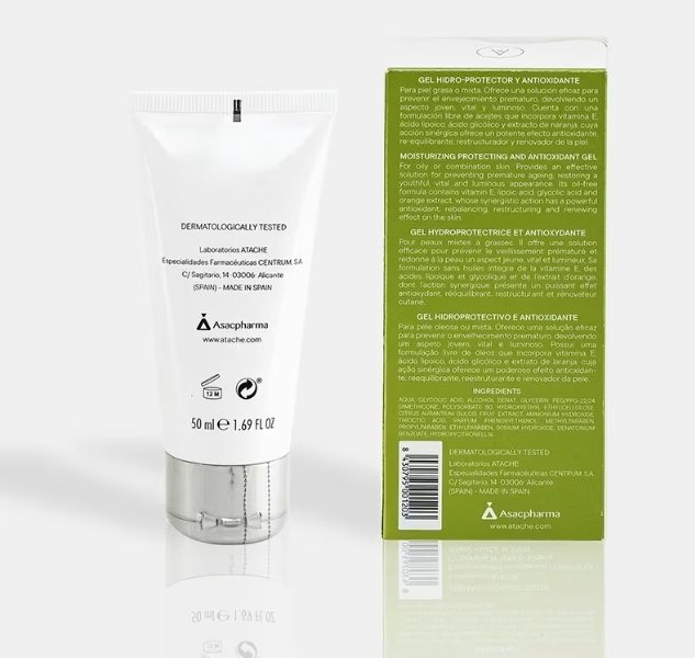 CVITAL Gel Hidro-Protector Y Antioxidante Увл гель с вит С для жирной и комб кожи (50мл) [M].