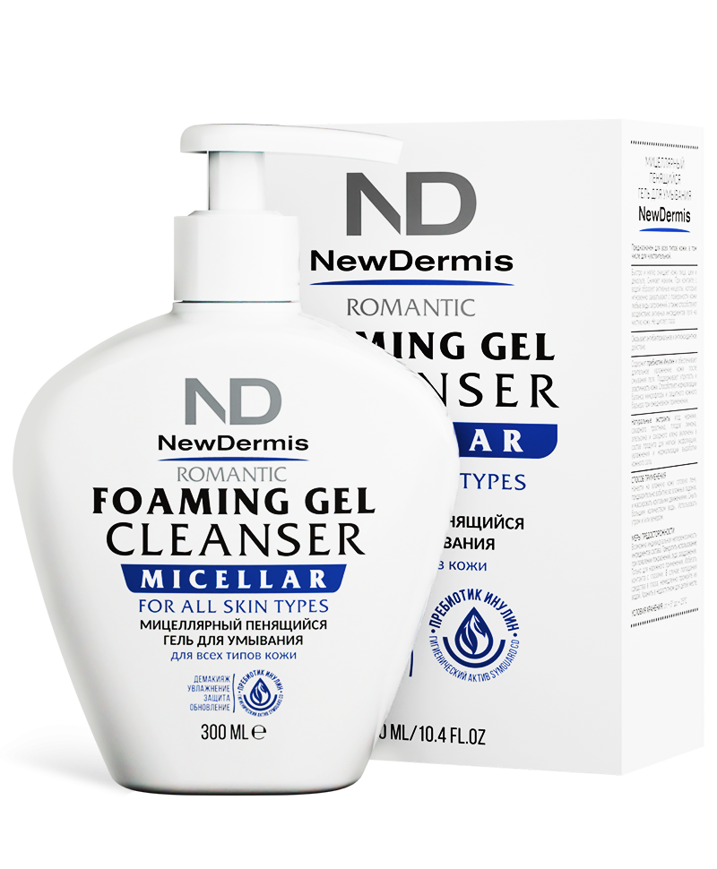 MICELLAR FOAMING GEL CLEANSER ROMANTIC - Мицеллярный пенящийся гель для умывания Романтик 300 мл