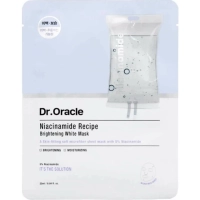 Niacinamide Recipe Brightening White Mask - Маска для сияния кожи с ниацинамидом (25мл*10шт.)