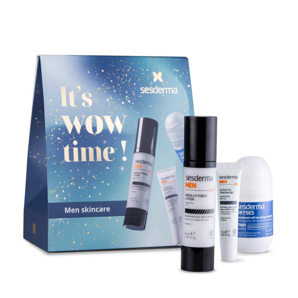 ПРОМОНАБОР SESDERMA: SESDERMA MEN - Лосьон,50 мл + Гель для век,15мл+DRYSES-Дезодорант-антип. 75мл