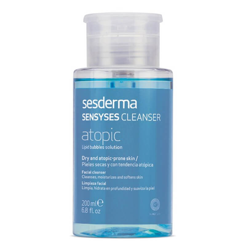 SENSYSES Cleanser Atopic - Липосомальный лосьон для снятия макияжа для чувствительной кожи, 200 мл, Sesderma (Сесдерма)