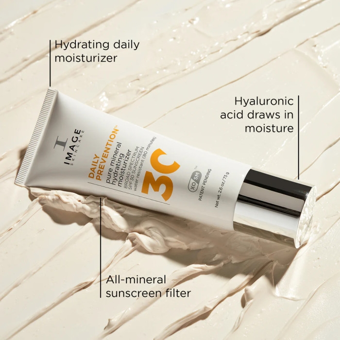 DAILY PREVENTION Pure Mineral Hydrating Moisturizer SPF30+ - Увлажняющий дневной крем, 73г