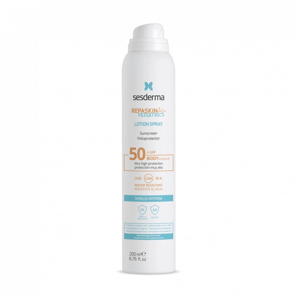 REPASKIN PEDIATRICS Lotion spray baby SPF 50 - Солнцезащитный лосьон для детей, 200 мл срок 04.22