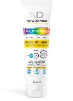 NewDermis CLASSIC Омолаживающий солнцезащитный крем SPF 50+ PPD 24, 100мл