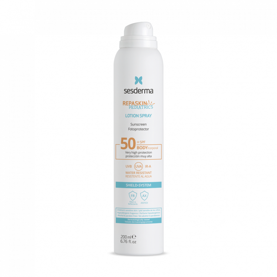 REPASKIN PEDIATRICS Lotion spray baby SPF 50 - Солнцезащитный лосьон для детей, 200 мл, Sesderma (Сесдерма)