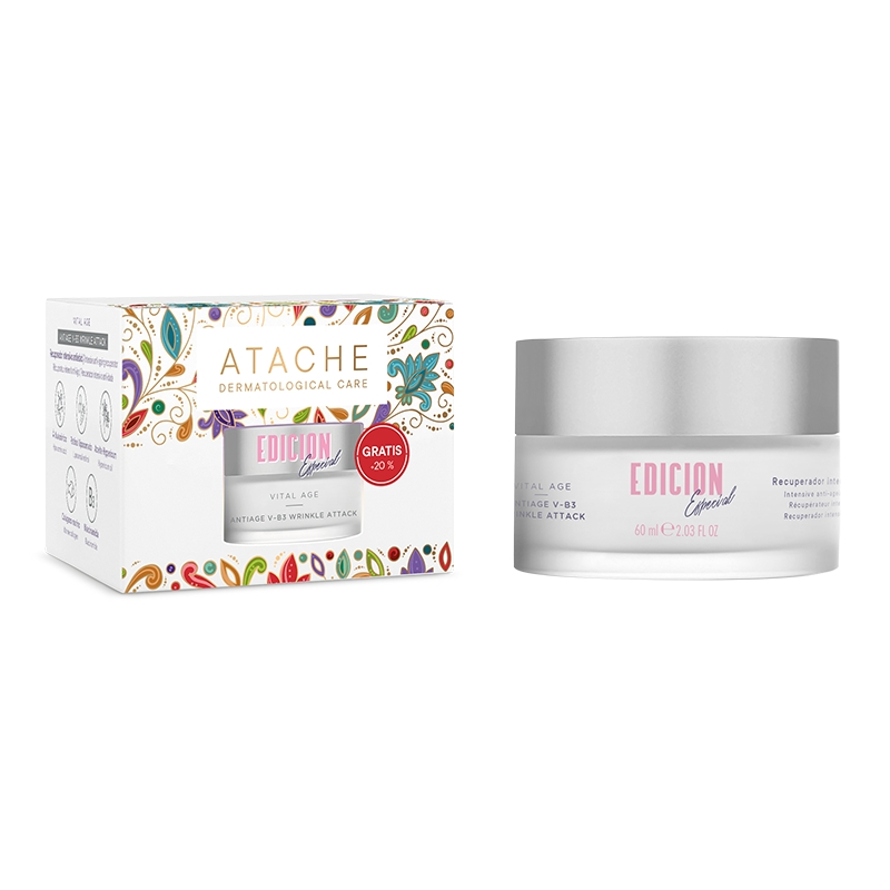 ATACHE VITAL AGE Antiage V~B3 Wrinkle Attack Крем с ретинолом и ниацинамидом (60 мл)