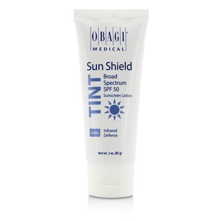Тонирующий солнцезащитный лосьон широкого спектра защиты SPF 50 с холодным оттенком/ Sun Shield, 85г