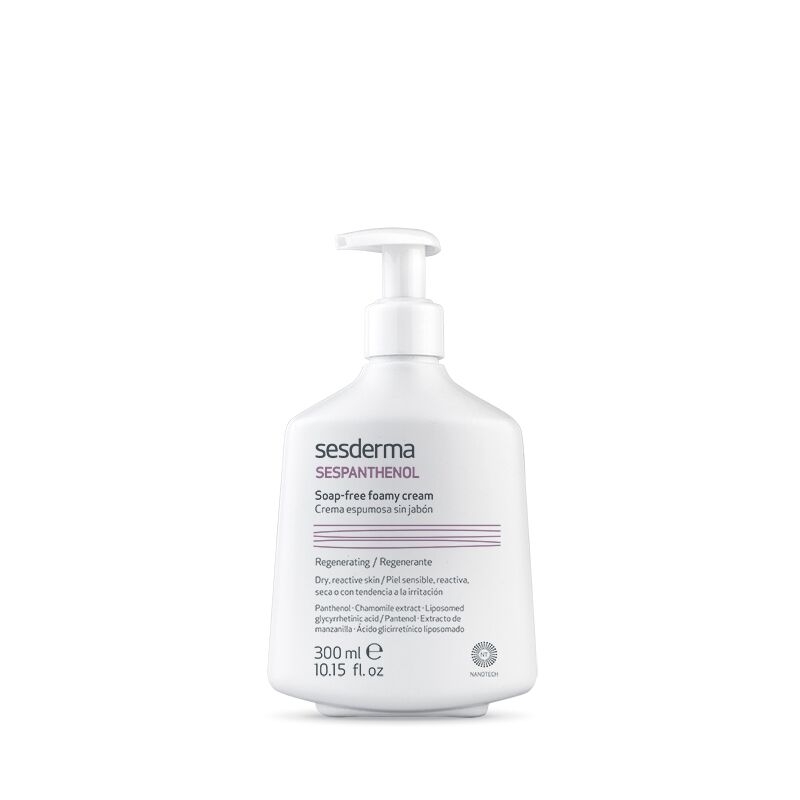 SESPANTHENOL Soap-free foamy cream - Крем-пенка для умывания восстанавливающая, 300 мл.